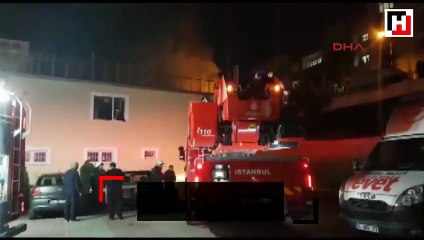 Bayrampaşa'da stadyumda yangın