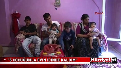 BAYRAK SATICISININ EŞİ: 5 ÇOCUĞUMLA EVİN İÇİNDE KALDIM