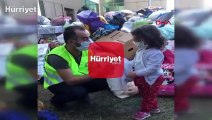 Battaniyesini depremzedelere veren çocuk, yürekleri ısıttı