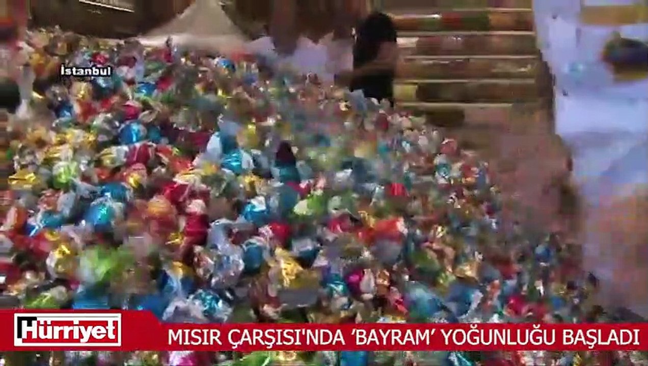 Mısır Çarşısında ’bayram’ yoğunluğu başladı