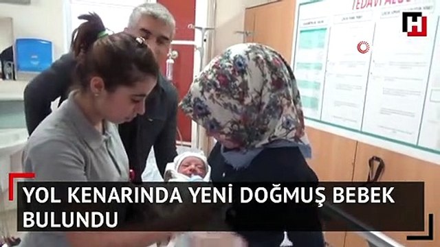Yeni doğmuş bebek yol kenarında bulundu