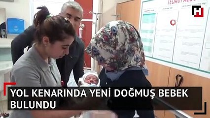 Yeni doğmuş bebek yol kenarında bulundu