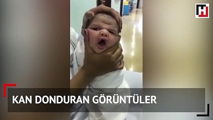 Suudi Arabistan'da kan donduran görüntüler