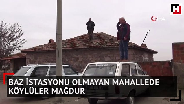 Baz istasyonu olmayan mahallede köylüler mağdur