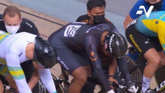 Shah Firdaus tidak berjaya ke peringkat akhir dalam acara keirin Kejohanan Dunia UCI