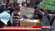 MİNİK ÖĞRENCİLERDEN BAZ İSTASYONU TEPKİSİ