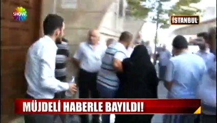 Acılı anne müjdeli haberi duyunca bayıldı