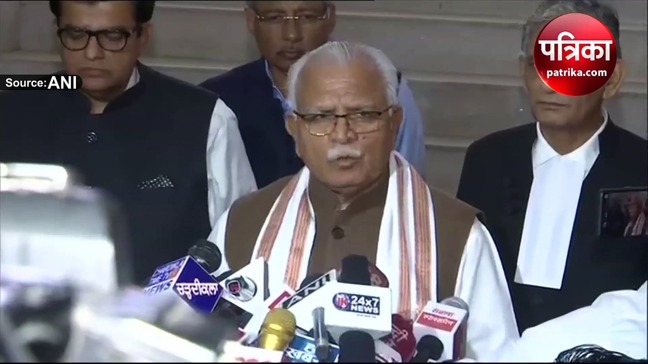 SYL नहर पर पंजाब-हरियाणा में नहीं बनी बात, बोले हरियाणा के सीएम खट्टर - 'भगवंत मान ने पानी देने से किया इनकार'