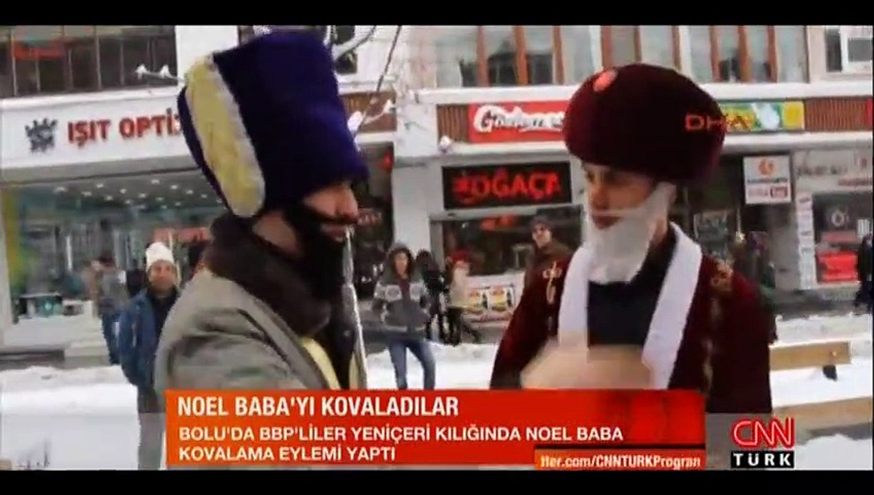 Yeniçeri olup Noel Baba'yı kovaladılar