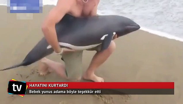 Hayatını kurtaran adama böyle teşekkür etti!