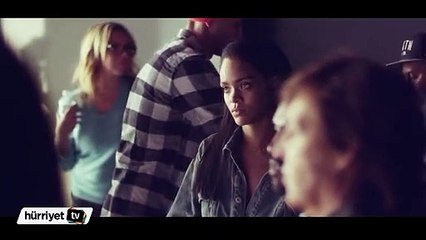 Rihanna'nın yeni klibinin kamera arkası görüntüleri