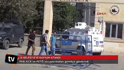 İçişleri Bakanlığı 28 belediyeye kayyum atadı..