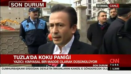 Tuzla'da kimyasal koku paniği ile ilgili Belediye Başkanı'ndan flaş açıklama