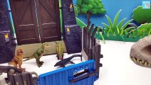 3 Indominus Rex Attack Dinosaurus! Dinos Bone, Dinosaur Eggs