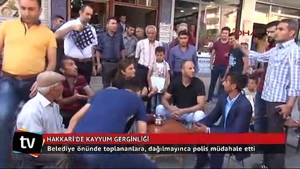 Hakkari'de kayyum atanmasında gerginlik