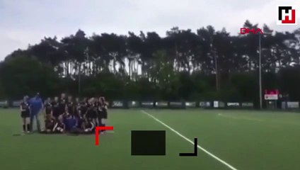 Galibiyet kutlamasında taraftarı elektrik çarptı