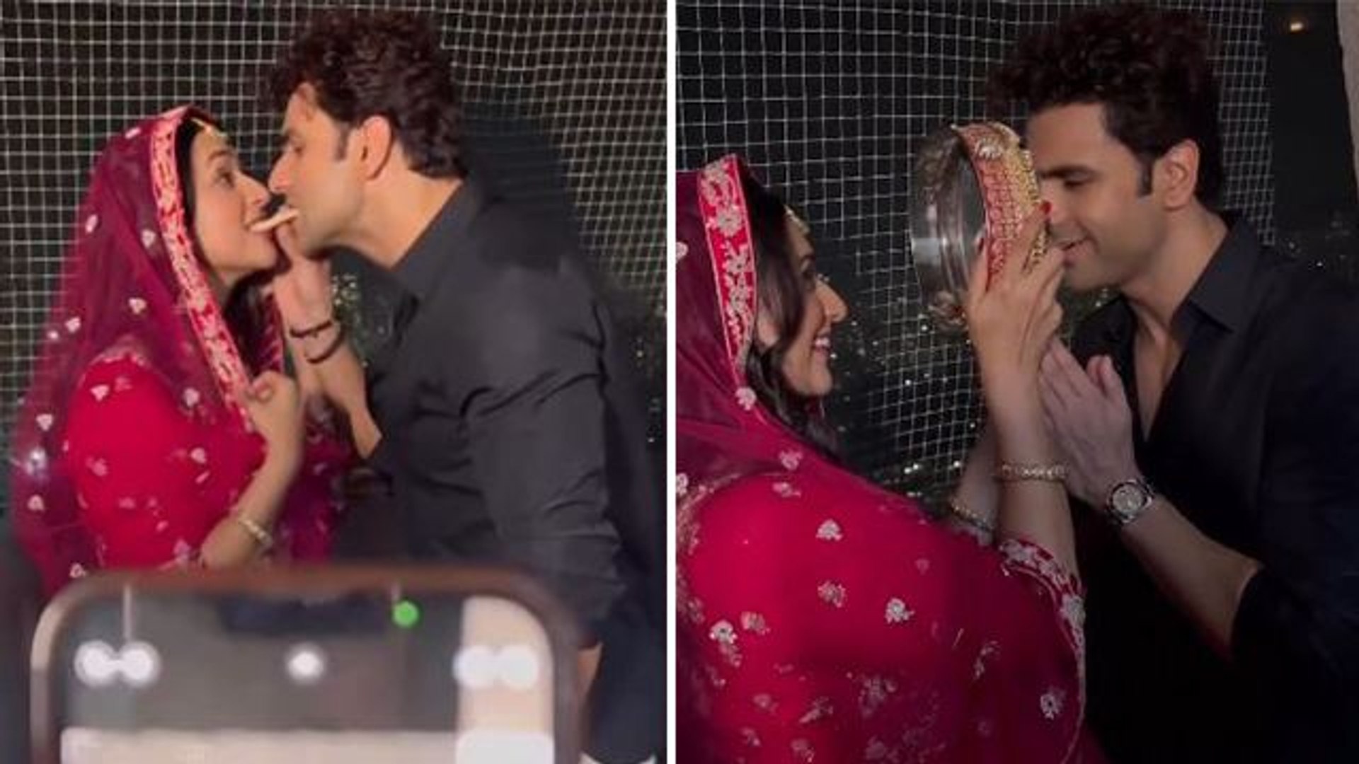 Divyanka Tripathi Vivek Dahiya Karwa Chauth Celebration, 1 ही मिठाई से व्रत | Boldsky *Entertainment - video Dailymotion