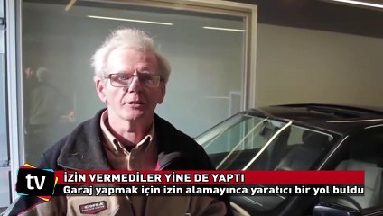 İzin vermediler yine de yaptı