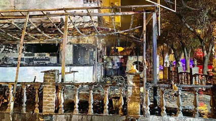 Kirada anlaşamadı, oteli yaktı: Turistler ölümden döndü