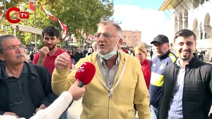 Sokak röportajında Atatürk'e hakaret etti, ortalık fena karıştı!