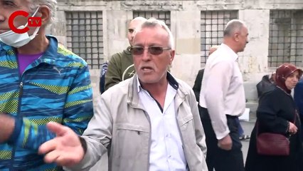 Eminönü'nü karıştıran röportaj... AKP'li yurttaş 20 yıl önceyi hatırlattı, gençler çileden çıktı!