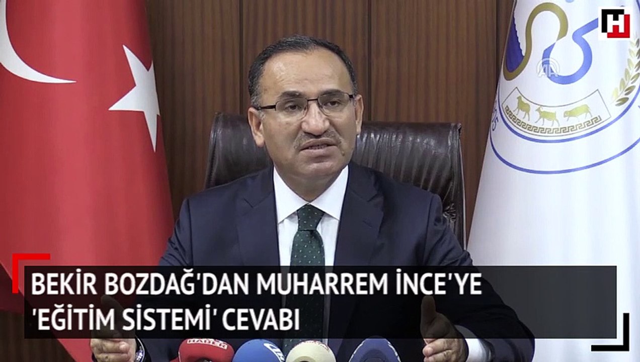 Bekir Bozdağ'dan Muharrem İnce'ye 'eğitim sistemi' cevabı