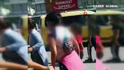 Dilendirdiği karısından parayı alamayınca çocuğunun önünde tekme tokat dövdü
