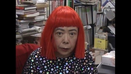 Yayoi Kusama poses for Klaus Guingand.
