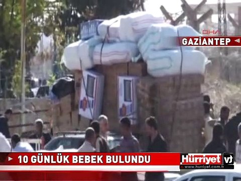SURİYE SINIRINDA DONMAK ÜZEREYKEN BEBEK BULUNDU