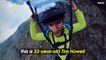 Must See! Adrenaline Junky Ride Bike Off Cliff in 360 Camera, Base Jumping Stunt