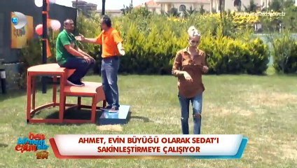 Sinirlerine hakim olamayan Sedat tshirtünü parçaladı