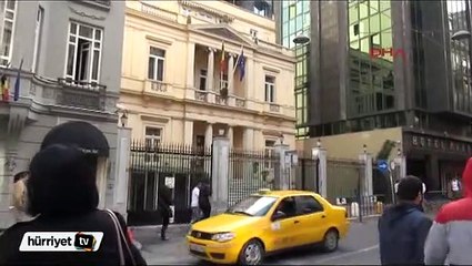 Belçika Başkonsolosluğu'nda 'sarı toz' alarmı