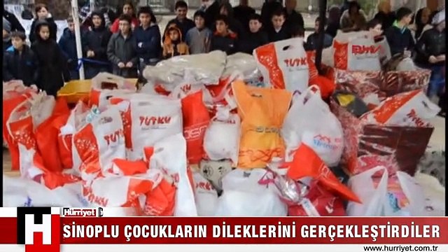 ÇOCUKLAR BİR DİLEK DE SEN TUT PROJESİYLE GÜLDÜ