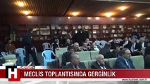 BELEDİYE MECLİS TOPLANTISINDA GERGİNLİK