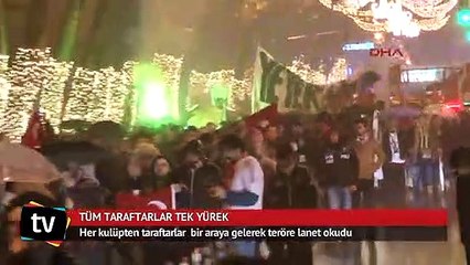 Tüm taraftarlar tek yürek