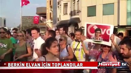 BERKİN ELVAN İÇİN TAKSİM'DE TOPLANDILAR