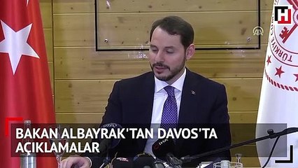 Bakan Albayrak'tan Davos'ta açıklamalar