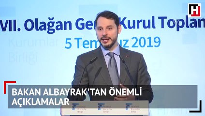 Bakan Albayrak'tan önemli açıklamalar