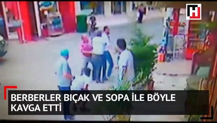 Bir berber bir berbere böyle saldırdı
