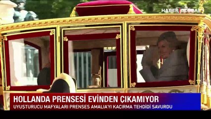 Hollanda prensesi evinden çıkamıyor