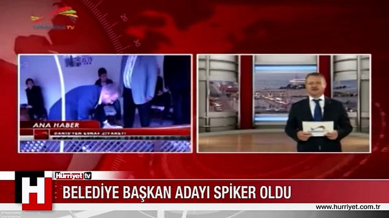 ÇANAKKALE'DE BELEDİYE BAŞKAN ADAYI ANA HABER BÜLTENİ SUNDU