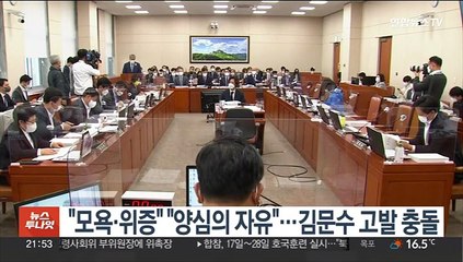 "모욕·위증" "양심의 자유"…김문수 고발 충돌