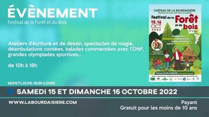 L'Agenda du week-end - 13/10/2022
