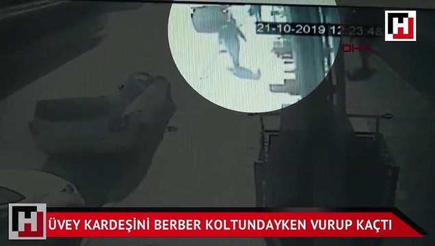 Üvey kardeşini berber koltuğunda pompalı tüfekle vurdu
