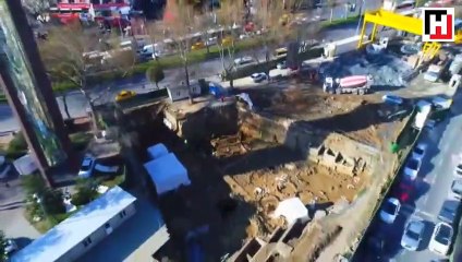 Beşiktaş'ta metro çalışmaları sırasında 3 bin 500 yıllık mezarlıklar bulundu