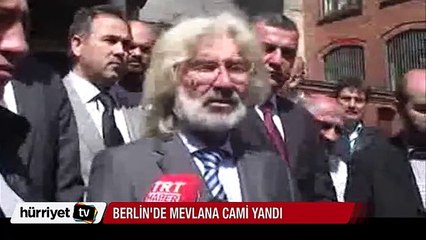 Berlin'de Mevlana Cami yandı