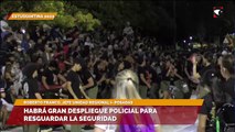 Habrá gran despliegue policial para resguardar la seguridad