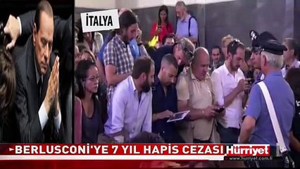 BERLUSCONİ'YE ÇOCUK FUHUŞU CEZASI 7 YIL HAPİS