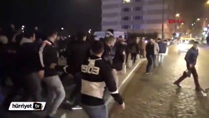 Çanakkale'de derbi sonrası taraftarlar birbirine girdi