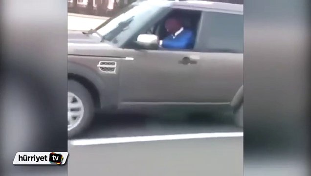 Pascal Nouma ile yolda karşılaşan taraftarlar